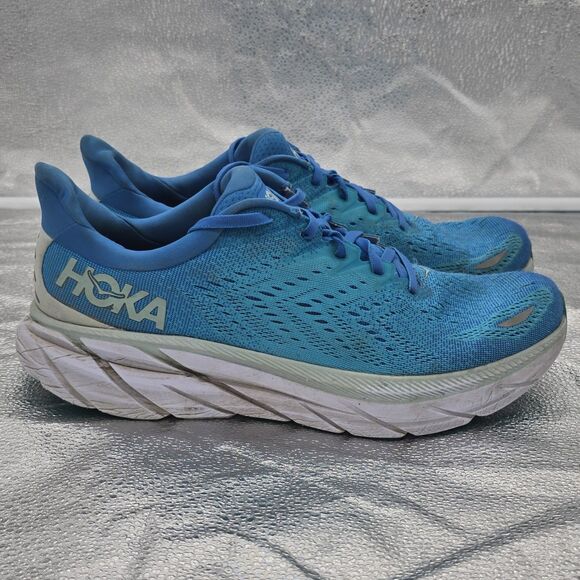 Men\'s Hoka Clifton 8 Running Sneaker Blue Size 10.5 main image 9